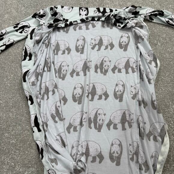 Dreamiere Pandamonium Convertible Footie Bamboo Jammies 2T Mint Green Panda - Picture 5 of 12